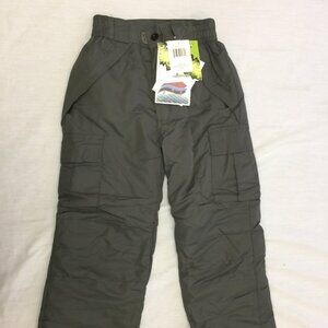 ❄️ NWT PULSE BOYS GIRLS NYLON WATERPROOF PANTS 7/8 ❄️